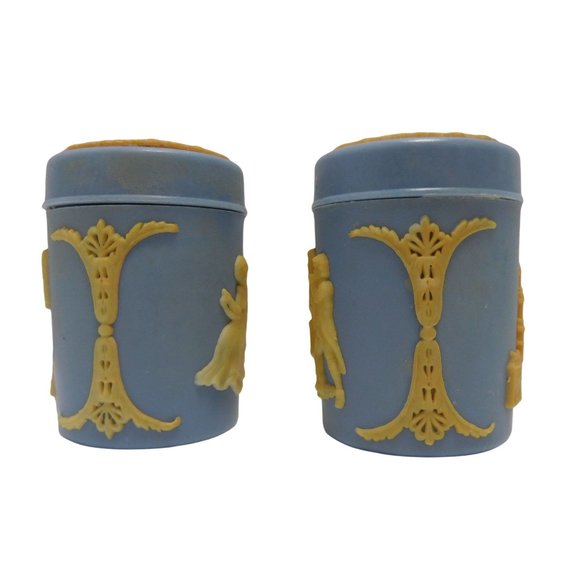 Vintage US Centennial Salt & Pepper Set Approx 1.5"x 2.5" 1970s Hong Kong - Picture 4 of 7